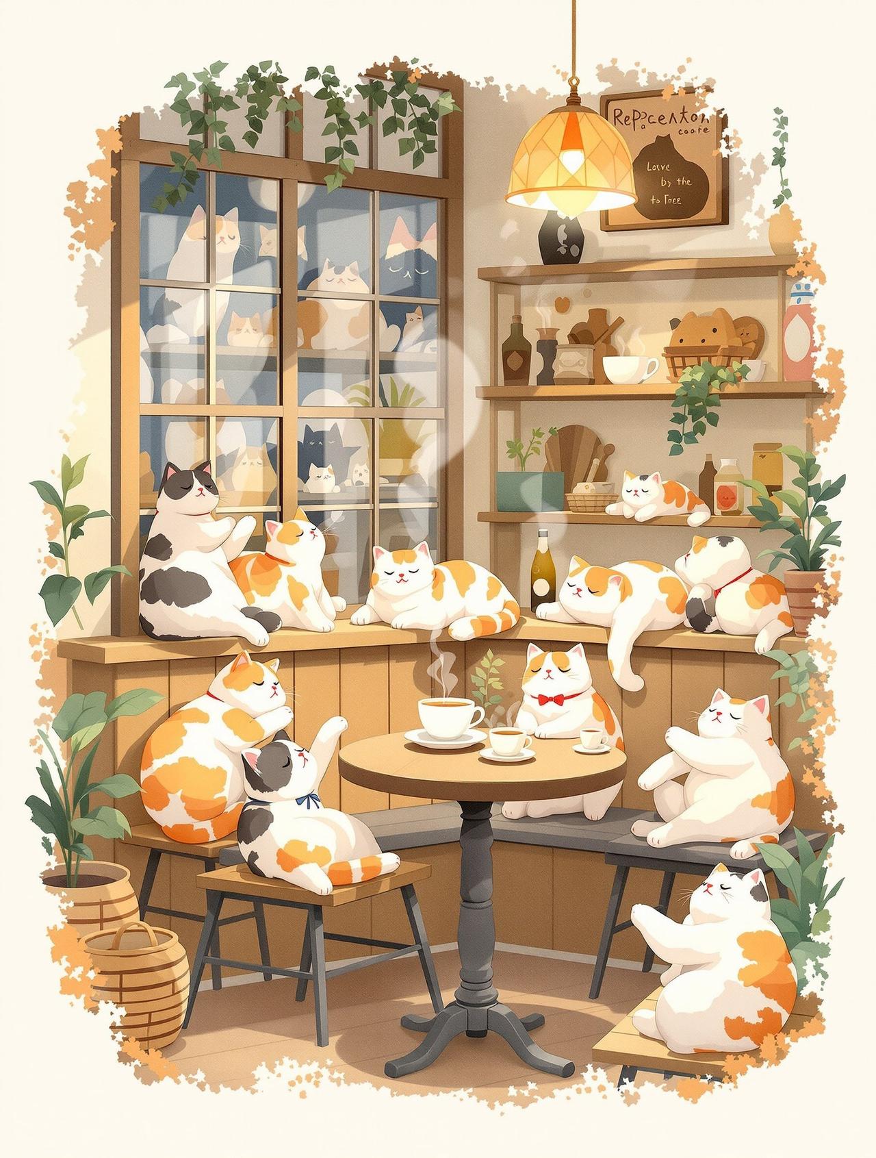 韩漫剧在线观看 治愈日常 - 猫咪咖啡馆日记