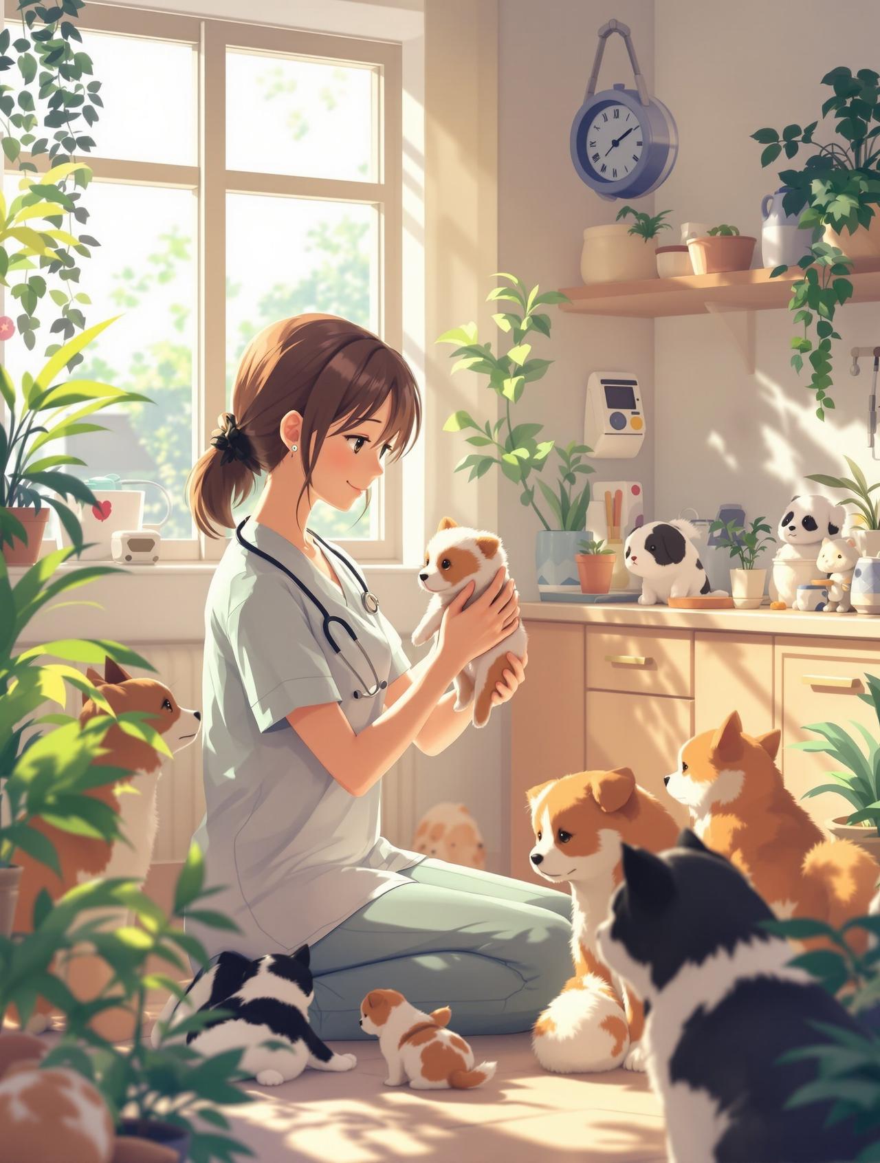 韩漫剧在线观看 治愈日常 - 小动物诊所